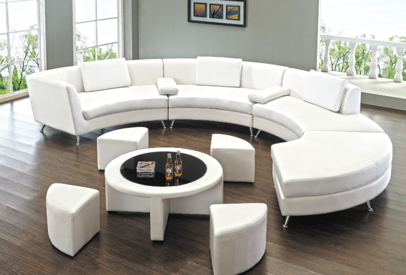 round sofa