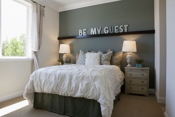 a cozy guest bedroom